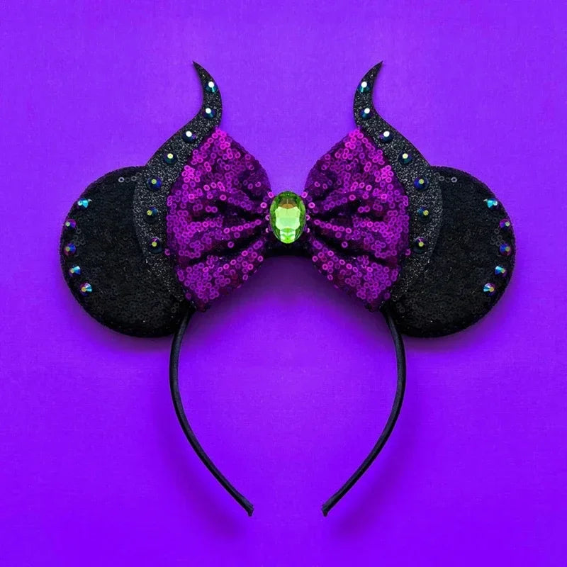 Disney Mickey Mouse Hairbands Frozen Ear Headband for Adults Anna Elsa Snowman Olaf Headwear Women Kids Girls Hair Accessories