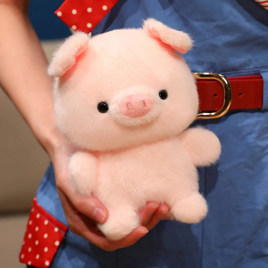 15CM Small Desktop Plush Toys Lovely Rabbit Sheep Pig Duck Otter Capybara Elephant Stuffed Animal Doll Cute Healing Doll Gifts