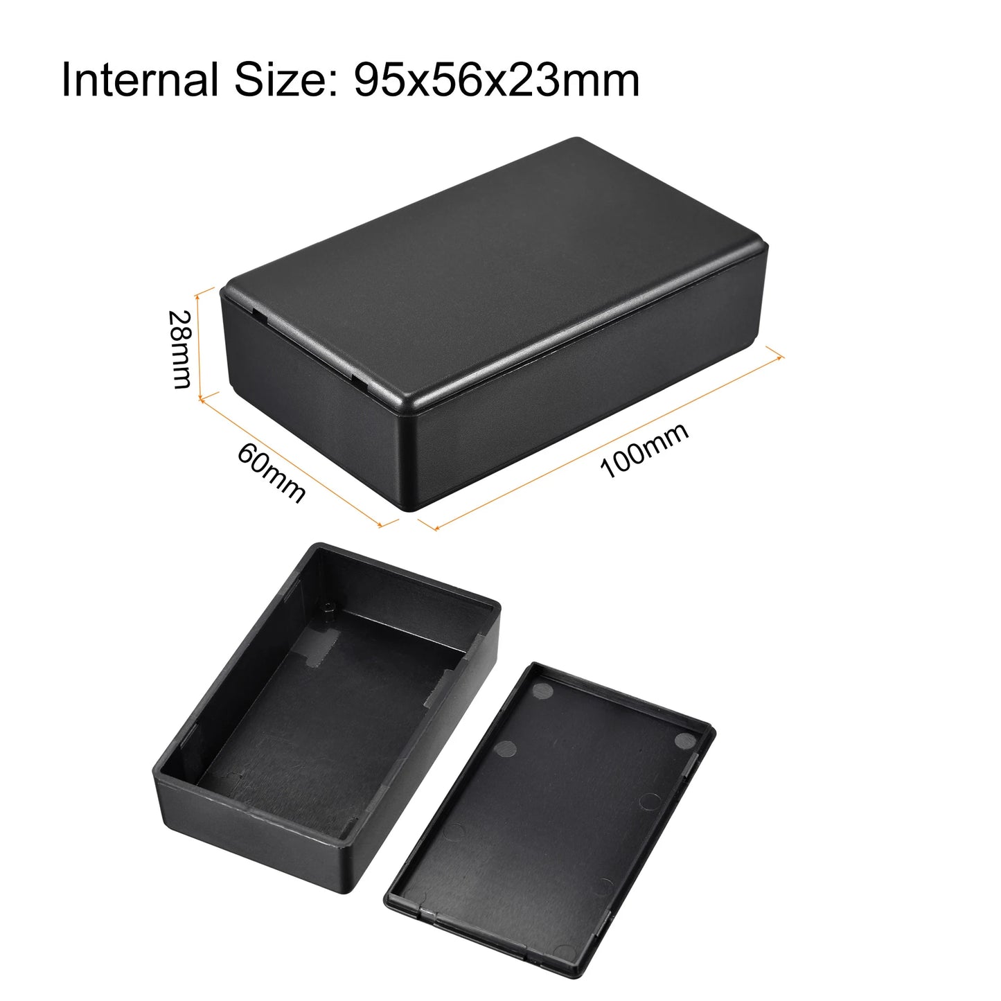 1-10Pcs Electronic Junction Box Dustproof ABS Plastic Project Box Storage Shell Housing Instrument Case Enclosure Control Boxes