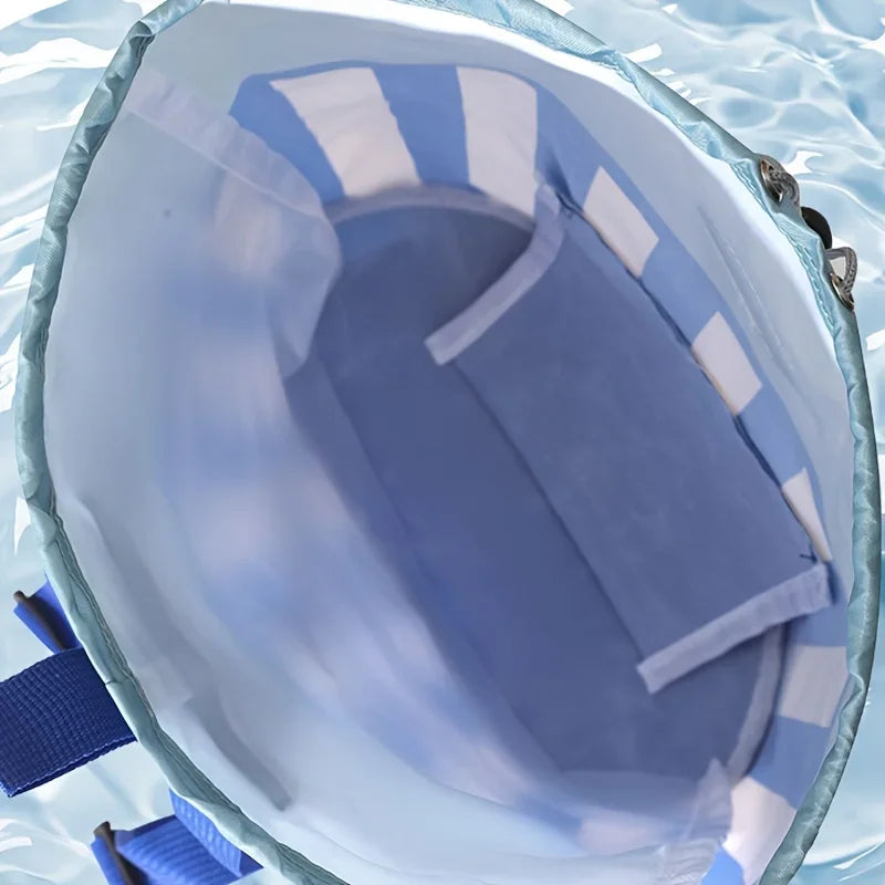 Children's Swimming Backpack, Swimming Bag, Portable Beach Backpack, Outdoor Travel Toiletries Storage