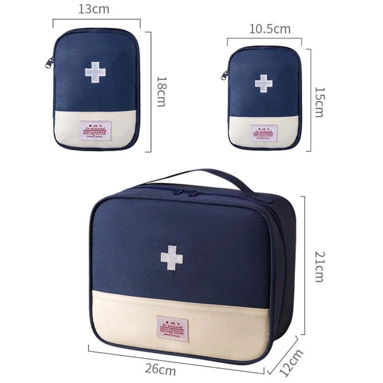 Travel Medicine Bag Pill Storage Pouch Outdoor Essentials Emergency Survival Bag Mini First-aid Kit Portable Home Storage Bag
