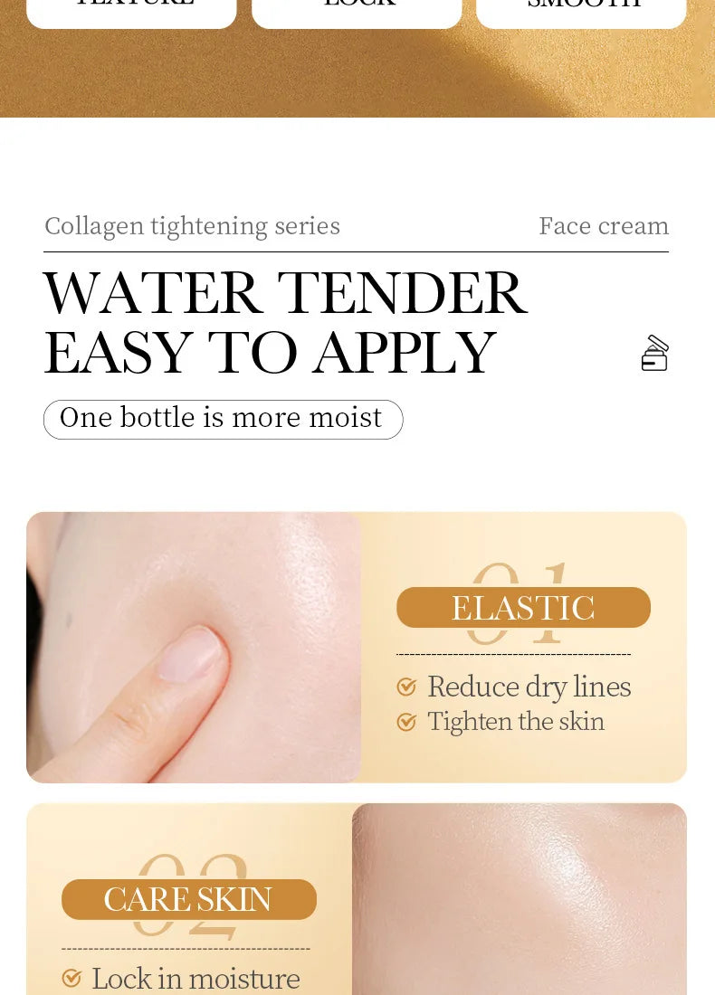 SADOER Collagen Firming Face Cream Moisturizing Hydrating Face Creams Faical Cream Beauty Face Skin Care Products