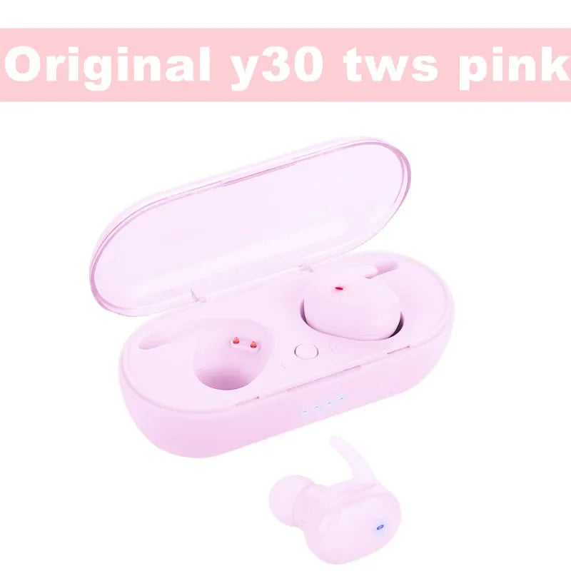 Y30 TWS Bluetooth 5.0 Wireless Stereo Earphones Earbuds In-ear Noise Reduction Waterproof Headphone For Smart Phone Android IOS