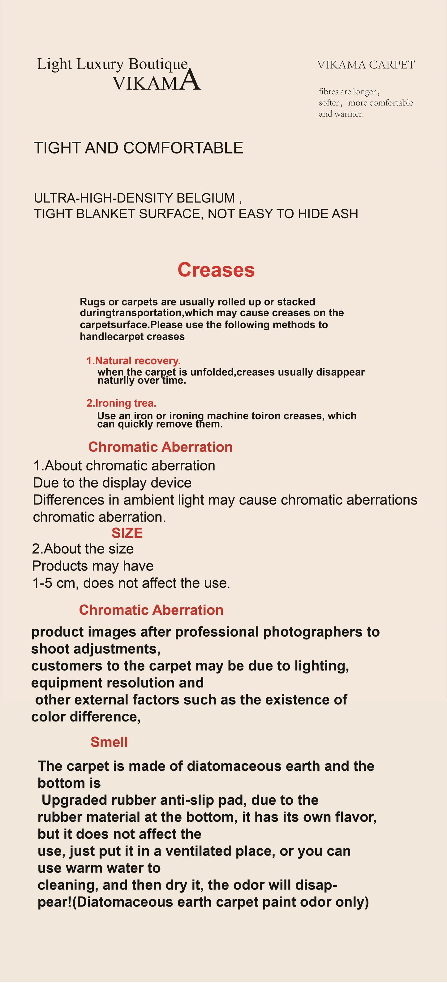 VIKAMA Upgrade Material Living Room Carpet Simple Thick Family Bedroom Minimalist Bed Rug Sofa Coffee Table Carpet Home Decor