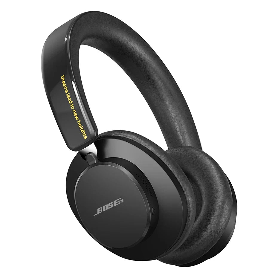 BOSE&bye ANC Noise Reduction Bluetooth Headphones Over The Ear Wireless Big Earphone Hifi Sounds Sport Headsets With Button mic