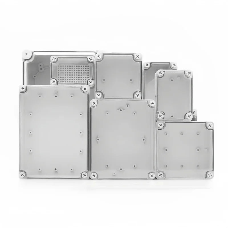 Transparent Waterproof Outdoor Enclosure Plastic Box Electronic Project Case Instrument Electrical Box IP68 Junction Box Housing