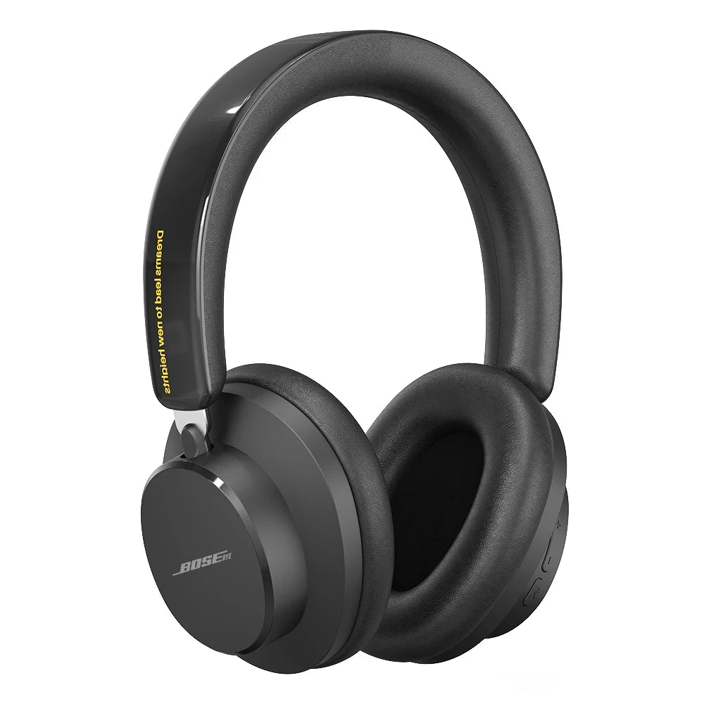 BOSE&bye ANC Noise Reduction Bluetooth Headphones Over The Ear Wireless Big Earphone Hifi Sounds Sport Headsets With Button mic