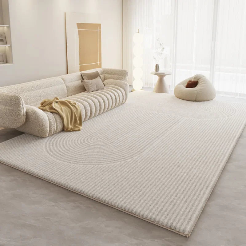 VIKAMA Upgrade Material Living Room Carpet Simple Thick Family Bedroom Minimalist Bed Rug Sofa Coffee Table Carpet Home Decor