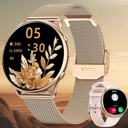 Women's Fitness Smartwatch with 1.20" Display Heart Rate Sleep Monitor Menstrual Cycle Tracker IP67 Waterproof for iOS Android