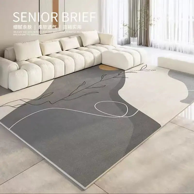 VIKAMA Light Luxury Home Living Room Carpet Bedroom Anti-Slip And Dirt-Resistant Sofa Coffee Table Blanket And Home Decoration