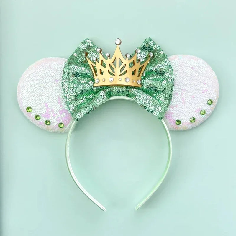 Disney Mickey Mouse Hairbands Frozen Ear Headband for Adults Anna Elsa Snowman Olaf Headwear Women Kids Girls Hair Accessories