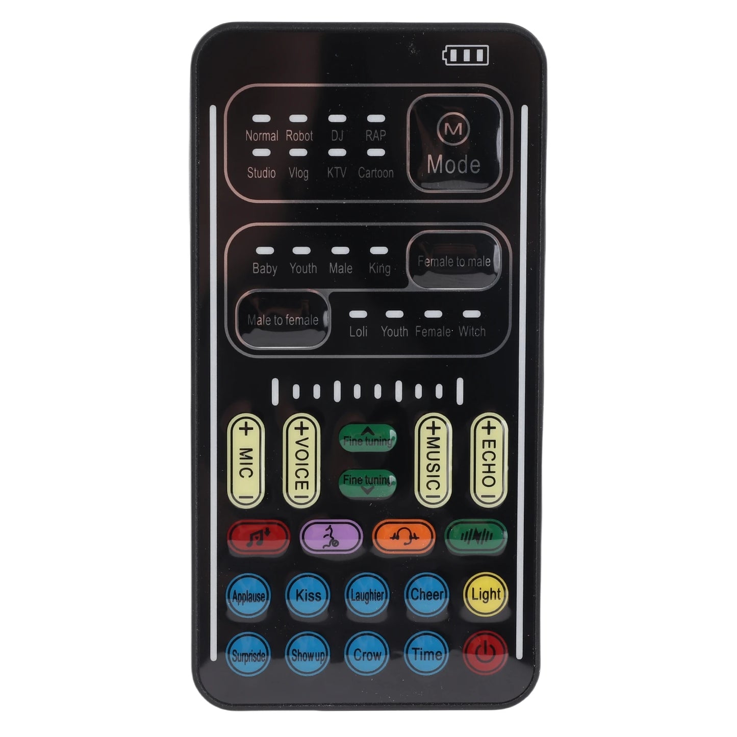 I9 Voice Changer Set Multifunction Portable Recording Mini Sound Card for Game  Recording Computer Sound Changer