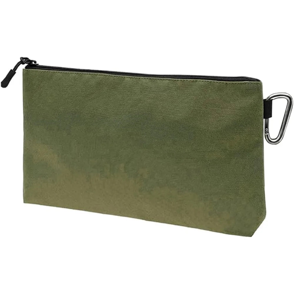 Tool Bag Zipper Pouch Multi-Function Bag Wear-Resistant Tool Organizers for Camping Woodworking Electrician Gardening