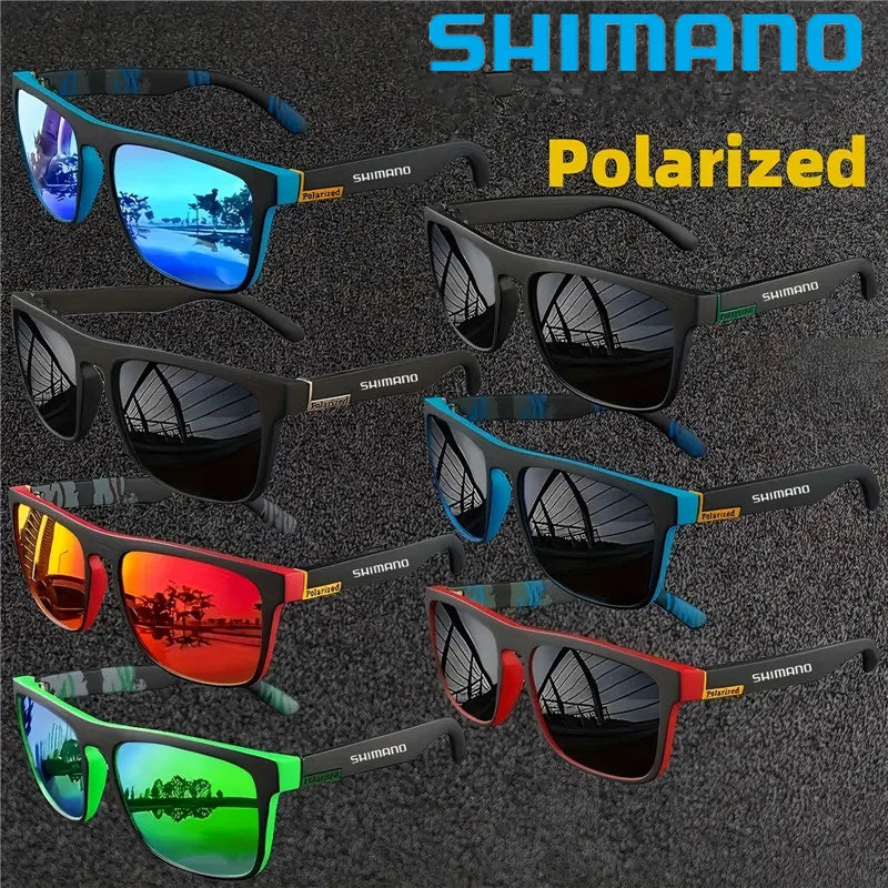 Classic Square Polarized Unisex Outdoor Sports Sunglasses for Fishing Hunting Cycling Driving Mountaineering UV400Anti-glare