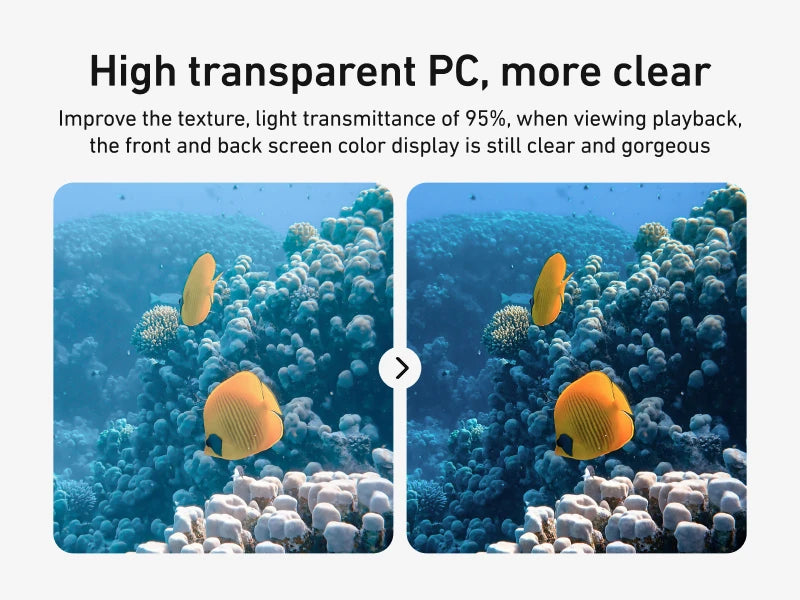 TELESIN Waterproof Case For DJI OSMO Action 6 Underwater 60M Diving Housing Cover With Dive Filter For DJI Action 6