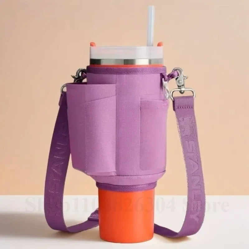 Water Bottle Carrier Water Bottle Holder Travel Essential Water Bottle Bag Carrier Cup Accessory for Stanley  40oz Tumbler