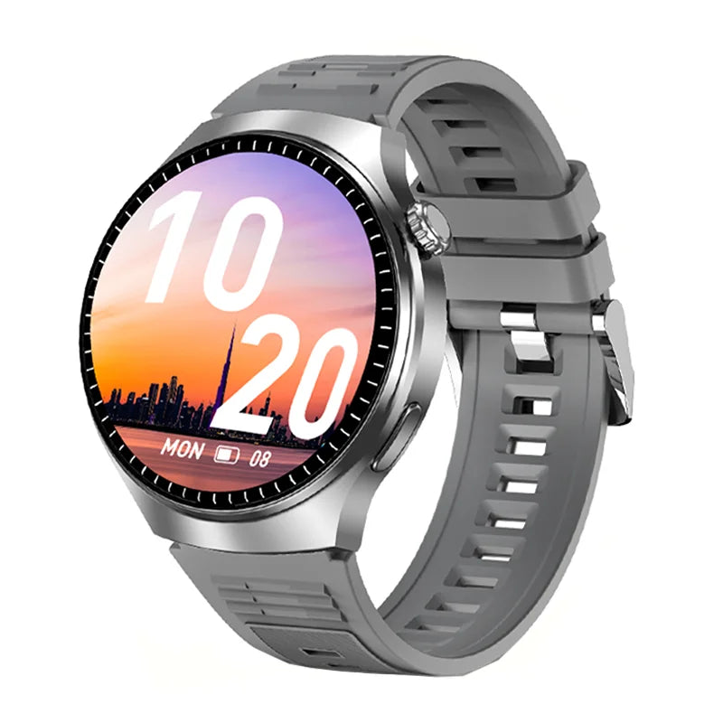 LAXASFIT 2026 New Smart Watch for Men Full Touchscreen Bluetooth Call Sports Fitness Smart Wristwatch Holiday Gift