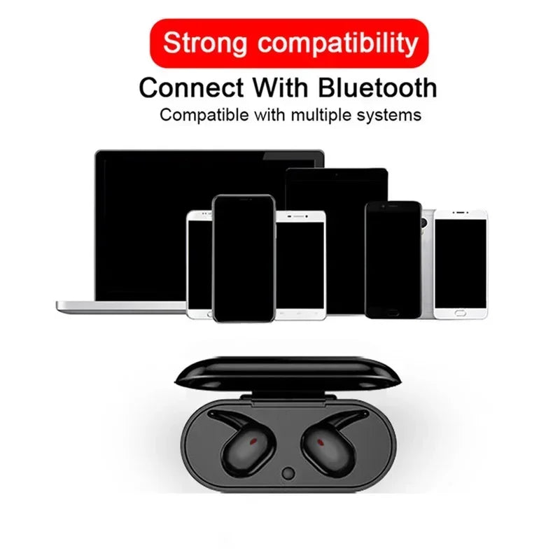 Y30 TWS Bluetooth 5.0 Wireless Stereo Earphones Earbuds In-ear Noise Reduction Waterproof Headphone For Smart Phone Android IOS
