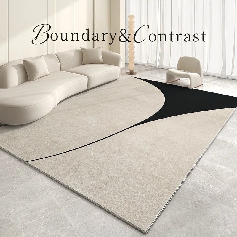 Light Luxury Living Room Decoration Plush Rug Cream Style Rugs for Bedroom Home Fluffy Soft Mat Cloakroom Large Area Carpet