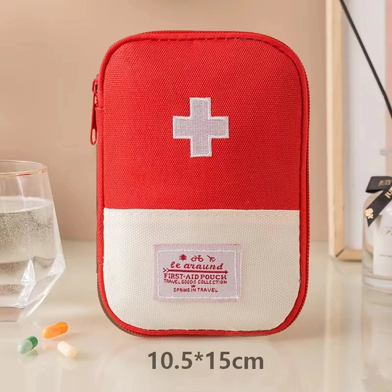 Travel Medicine Bag Pill Storage Pouch Outdoor Essentials Emergency Survival Bag Mini First-aid Kit Portable Home Storage Bag