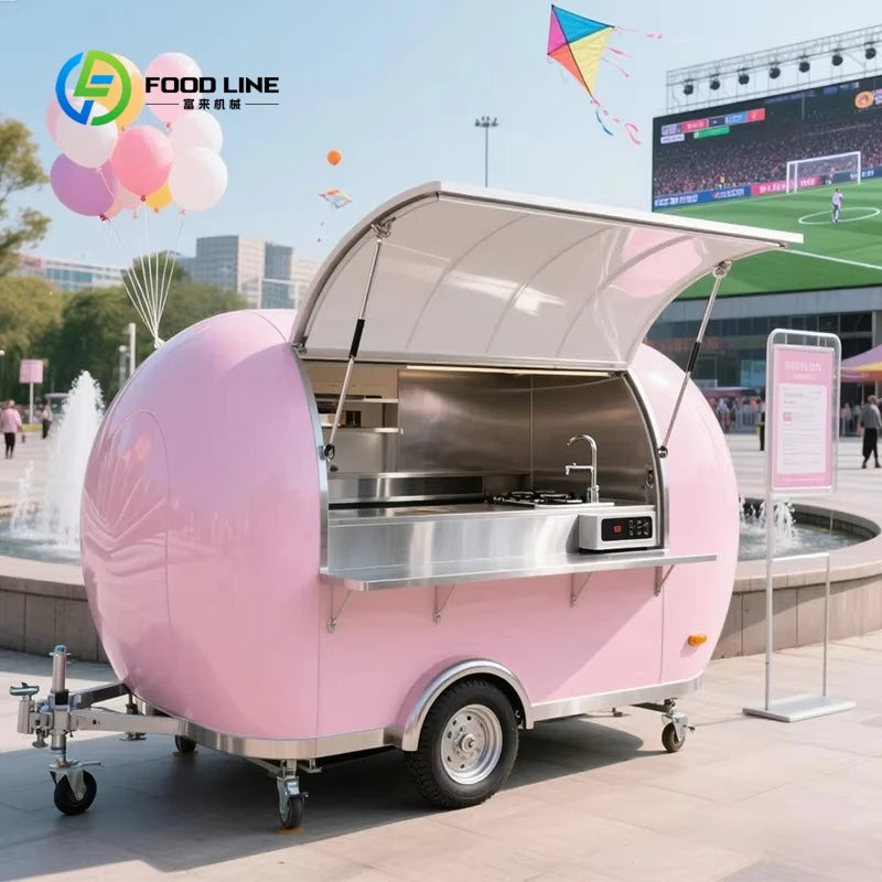 Factory Price Fully Equipped Exporter Mobile Fast Food Truck Trailer