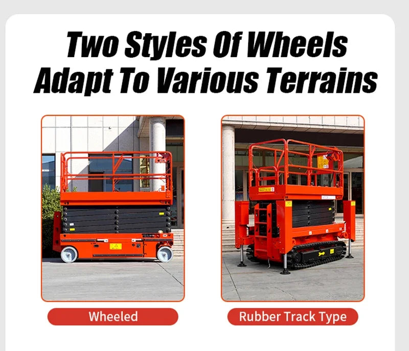 4m 6m 8m 15m Working Height Scissor Lift Plataforma Elevadora Light Weight Aerial Work Platform Scaffolding Manufacturer