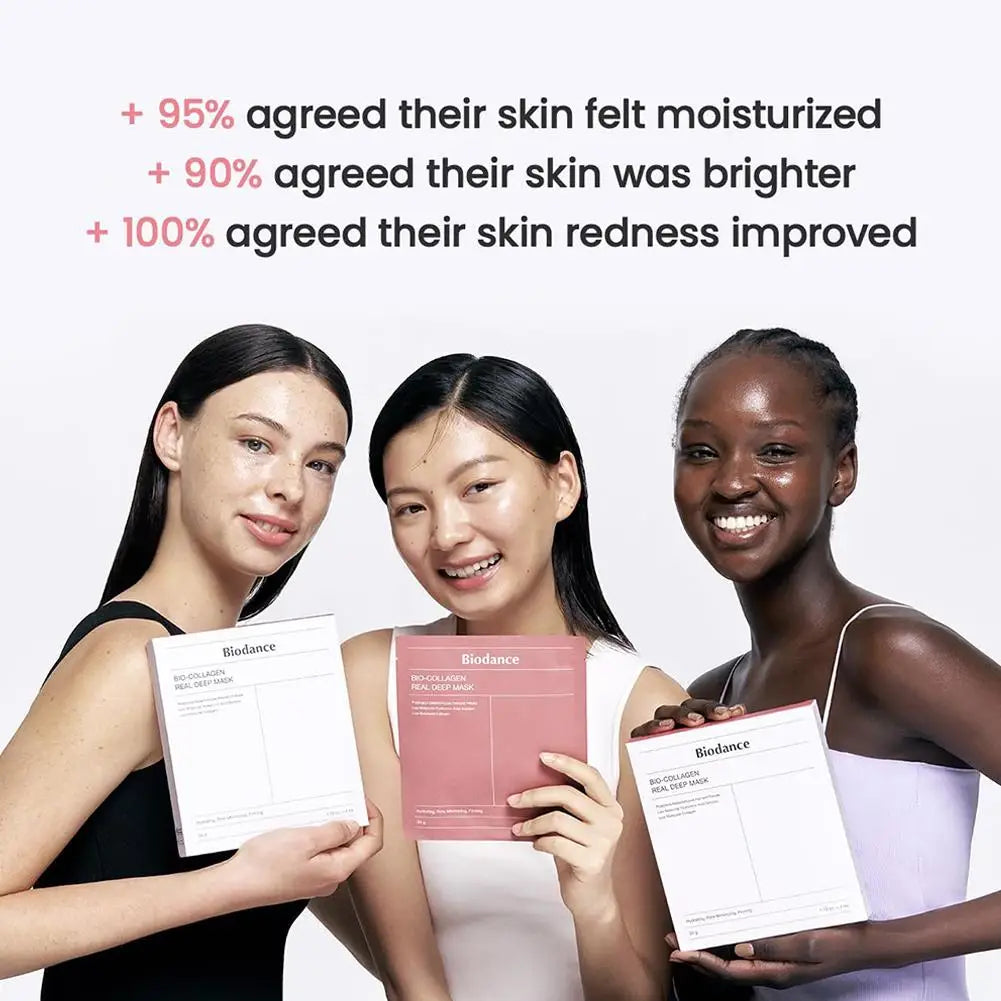 1/4PCS Biodance Bio-Collagen Moisturizing Hydrating Patch Mask Face Mask Deep Moisturizing For Women Skin Care