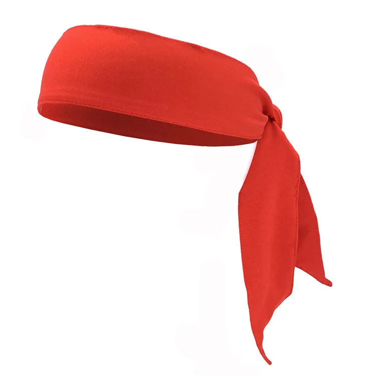 Elastic Sports Ribbon Pirate Sweatband for Tennis Unisex Men Women Teens Headband Gym Fitness Yoga Hair Bands Athletic Headwear