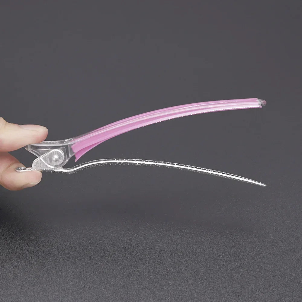 12pcs Pro Seamless Alligator Clip Hair Clip Barbershop Haircutting Sectioning Hairpin Salon Household Styling Tools Accessories