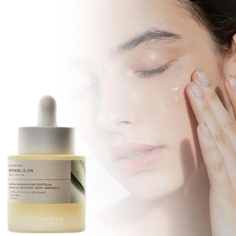 Korean Centella Retinol 0.2 Boosting Shot Ampoule,Air-fit Suncream Light,facial Anti-Aging Serum Original Skincare Products Set