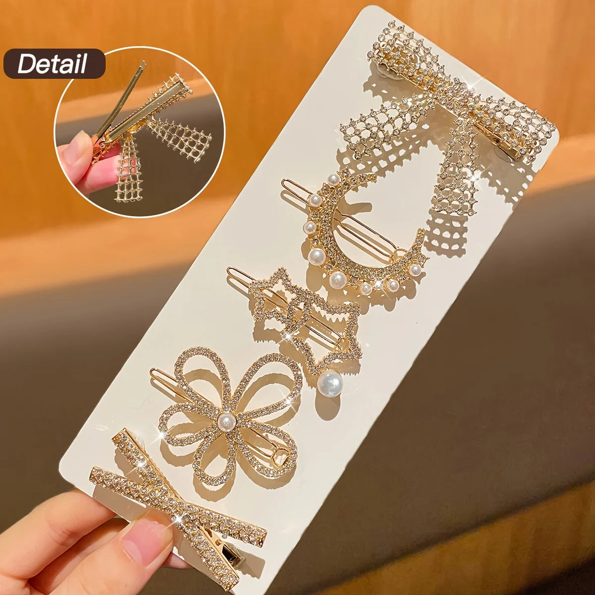 5Pcs Women's Model,Multi-Style Duckbill Clip and Hair Clip Combination, Suitable for Parties, Recommended Gift Hair Accessories
