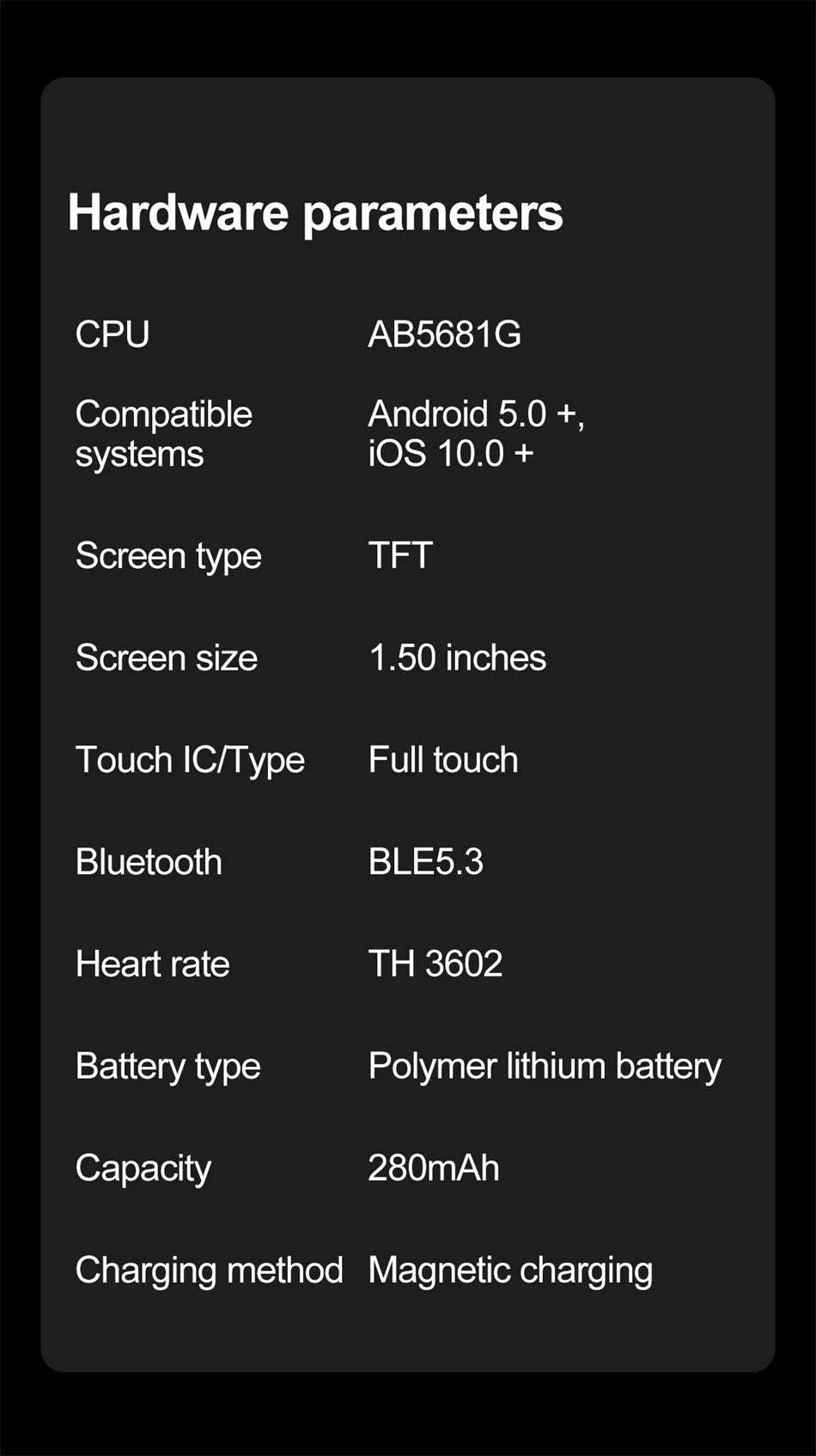 ChiBear New 1.53inch Bluetooth Call Smart Watch Men Multi-Sport Mode Heart Rate Health Monitoring Waterproof Business Smartwatch