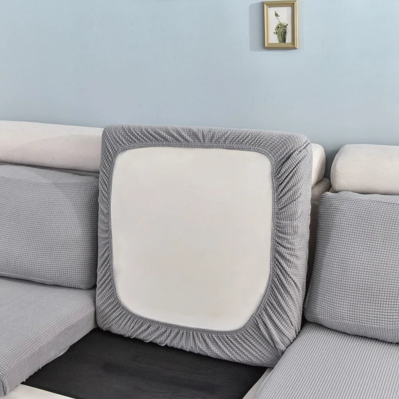 Thicken Elastic Sofa Cover For Living Room Solid Color Furniture Protector Sofa Cushion Cover slipcover Removable Couch Covers