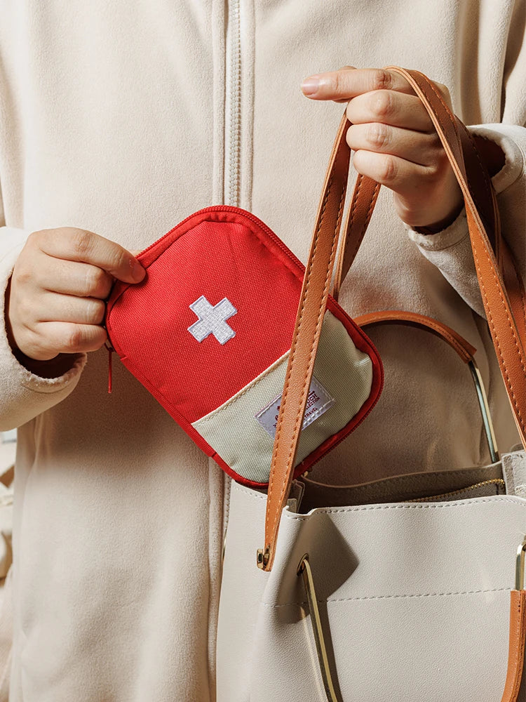 Travel Medicine Bag Pill Storage Pouch Outdoor Essentials Emergency Survival Bag Mini First-aid Kit Portable Home Storage Bag