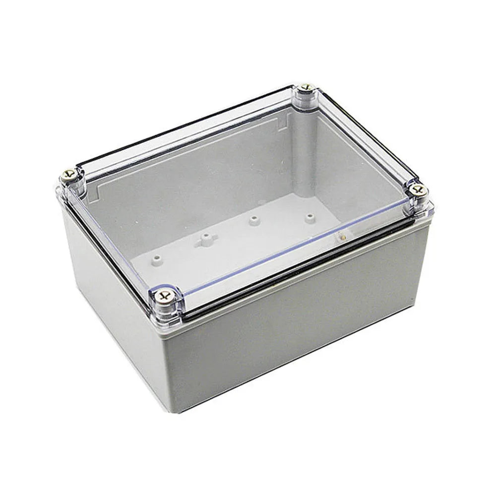 White Waterproof Enclosure Plastic Junction Box Electronic Transparent Cover Instrument Housing Case Electrical Project Boxes