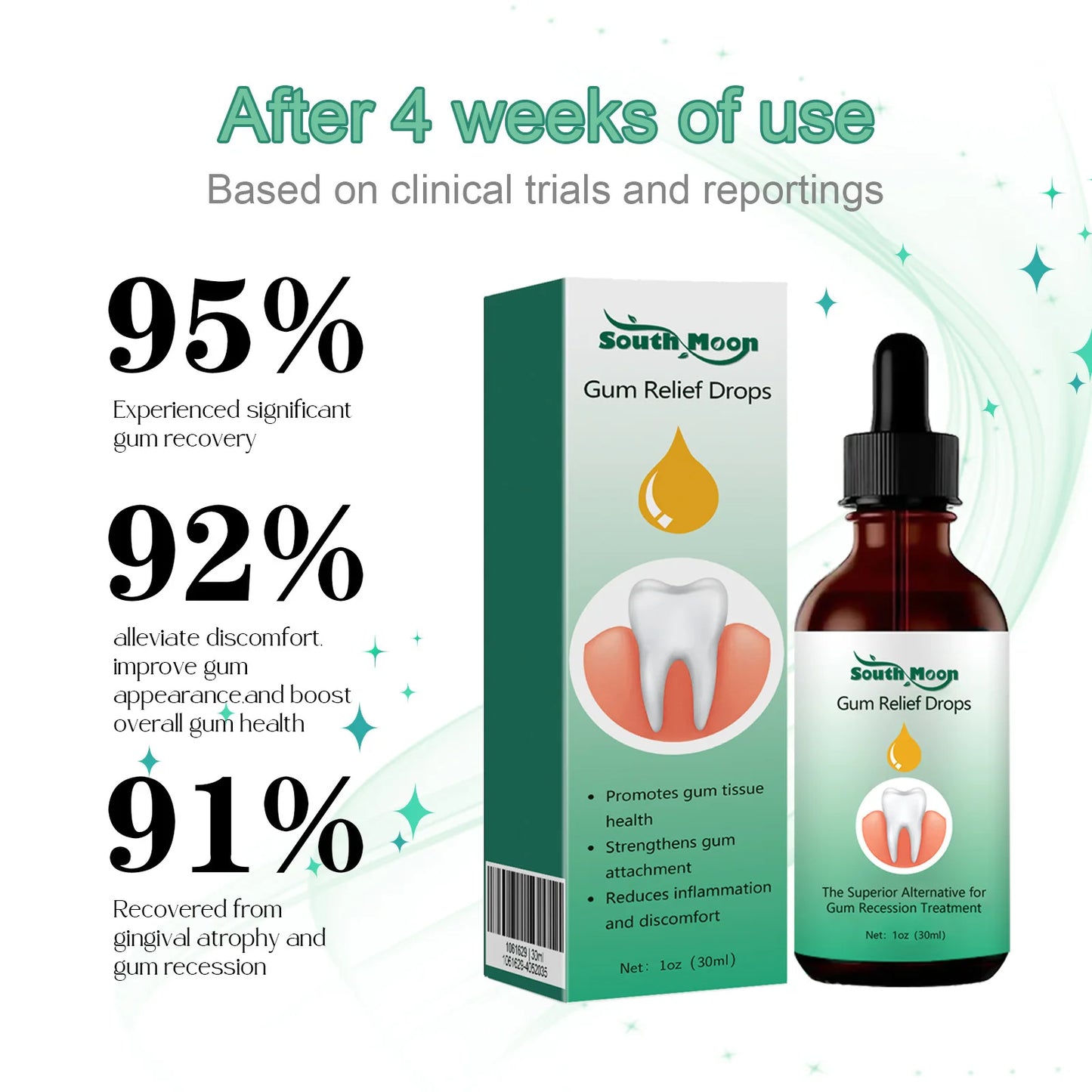 Gum Repair Serum Drops Relieve Receding Gum Periodontal Yellow Treatment Pharyngitis Oral Pain Cleaning Antibacteria Teeth Care