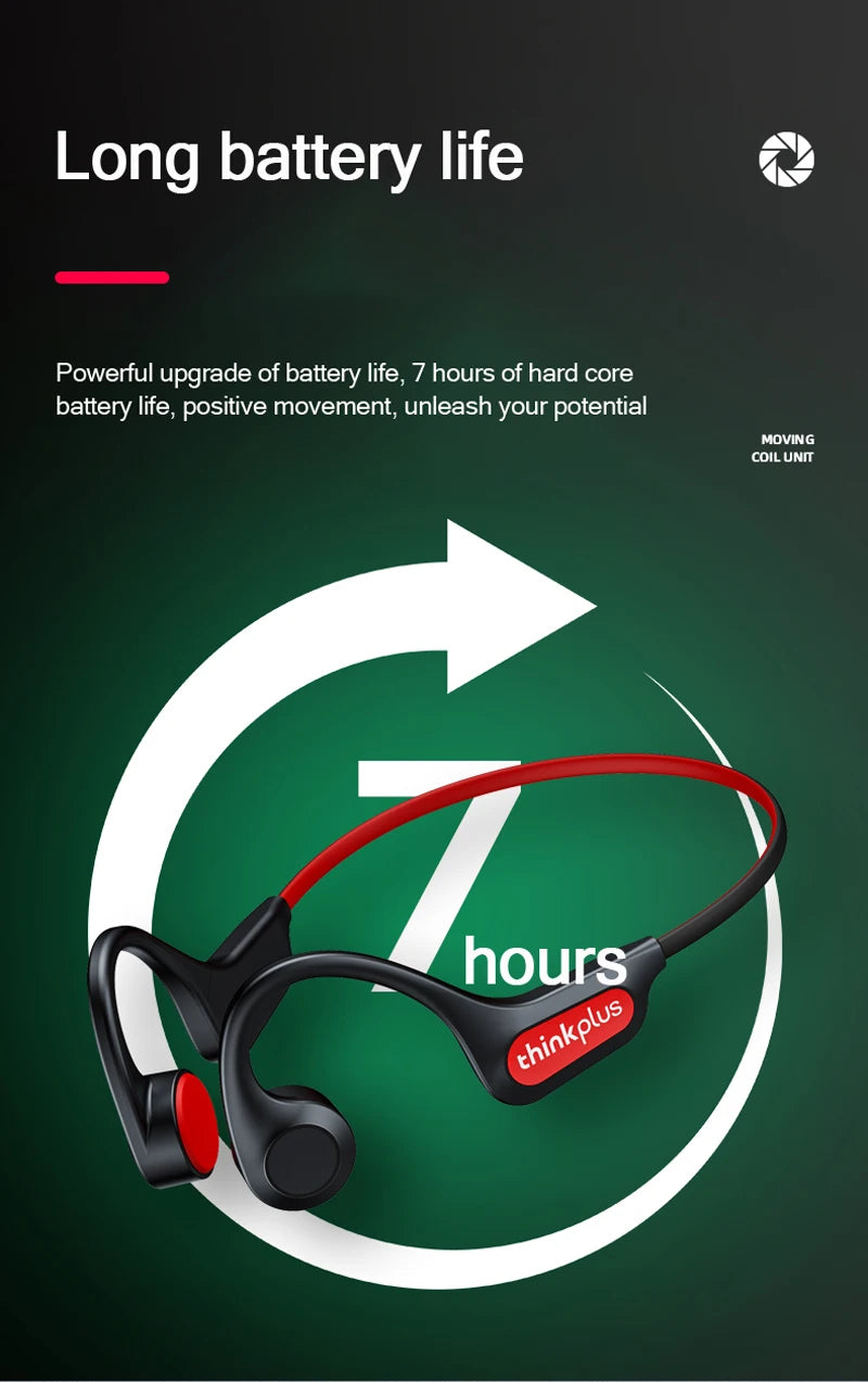 Original Lenovo X3 Pro Bone Conduction Wireless Bluetooth 5.3 Headphone 10pcs / 5pcs / 2pcs Ear Hook Sports Earphones Wholesale