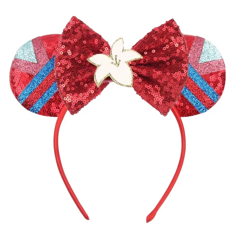 Disney Mickey Mouse Hairbands Frozen Ear Headband for Adults Anna Elsa Snowman Olaf Headwear Women Kids Girls Hair Accessories
