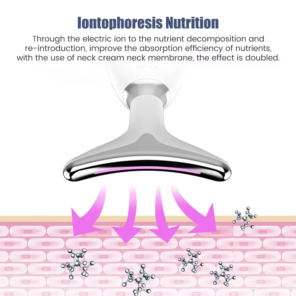 7 Colors Face Neck Massager Household Lifting And Firming Facial Electric Introduction Beauty Massage Face Care Tools 04