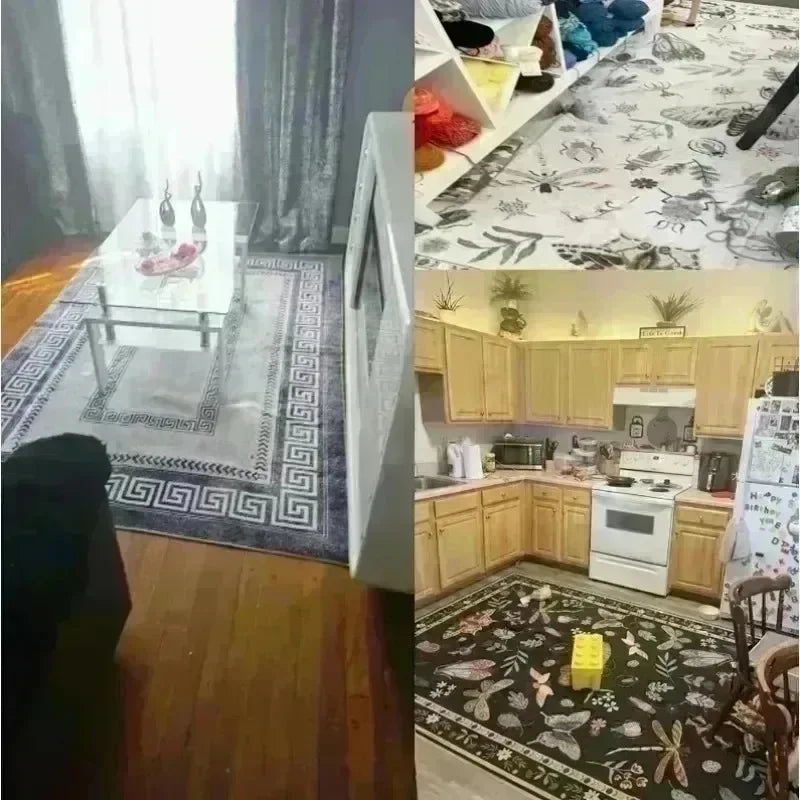 Modern Minimalist Living Room Carpet Durable and Easy-To-Clean Bedside Rug Sofa Coffee Table Foot Mat Retro Home Decoration
