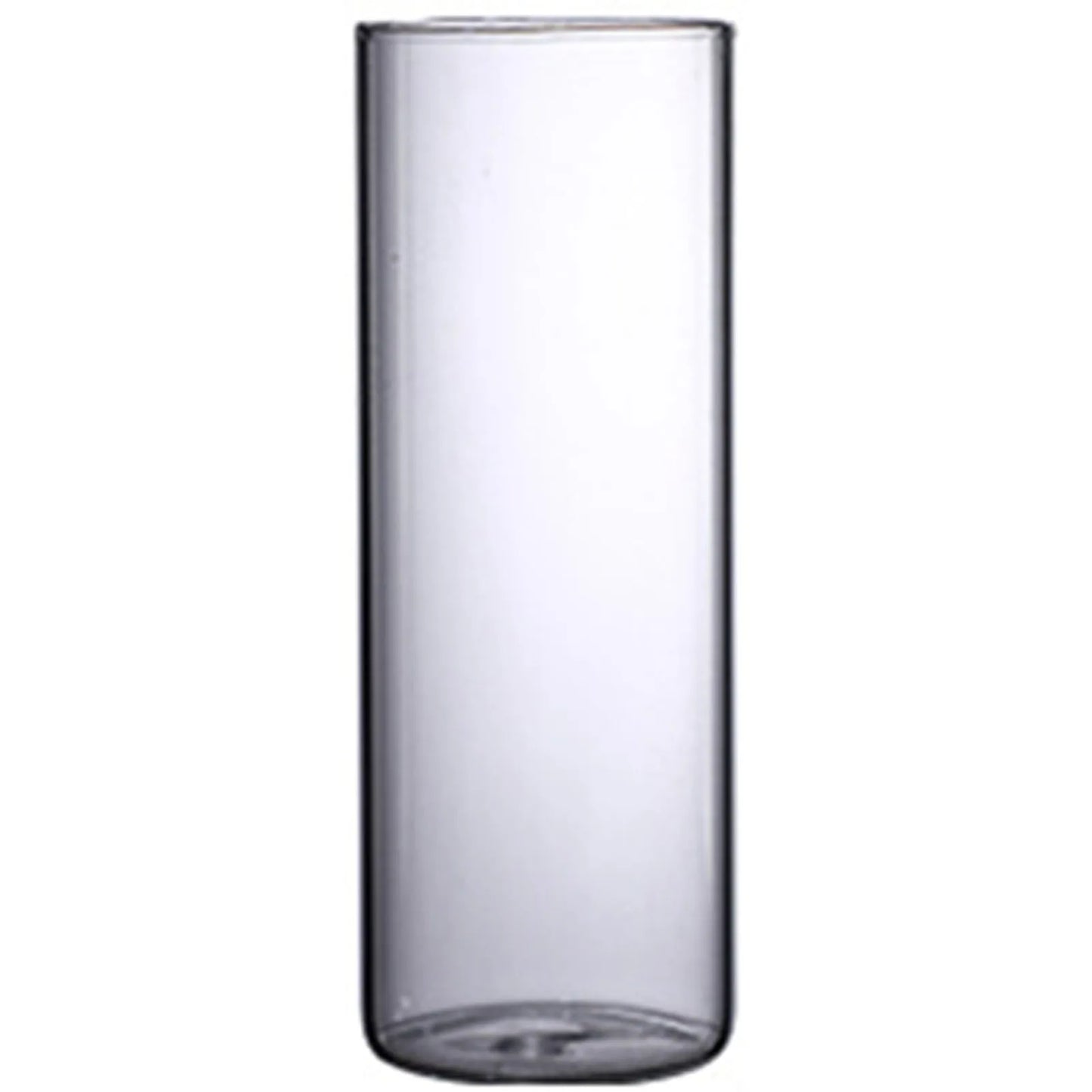 Transparent Glass Hydroponic Vase Minimalist Glass Vase Cylinder Flower Vase for Wedding Living Room Decorative Gift