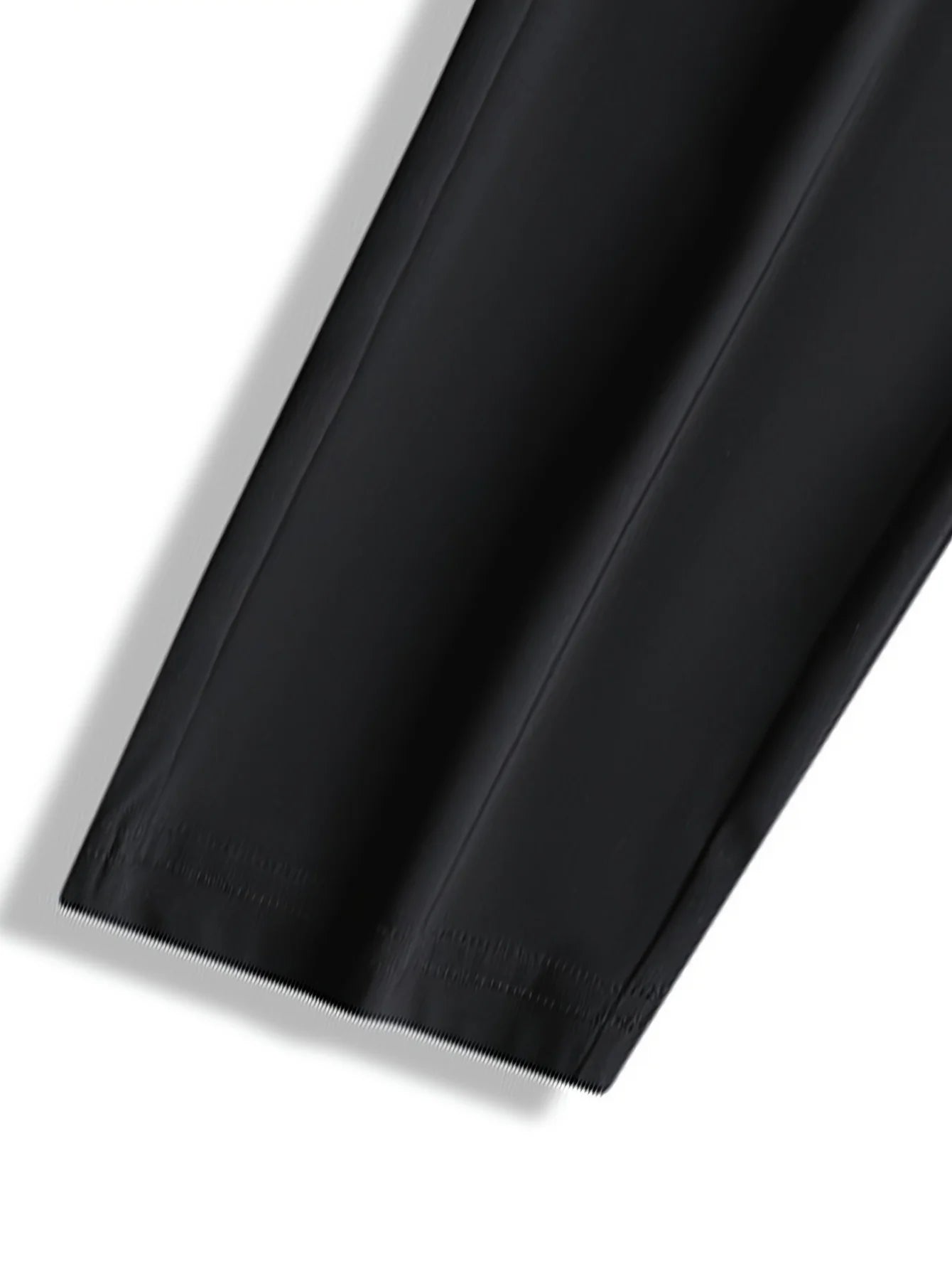 [Home Relaxation] Men's Casual Sports Pants, High Stretch Woven Fabric, Solid Color, Regular Fit with Drawstring Waist and Zippe