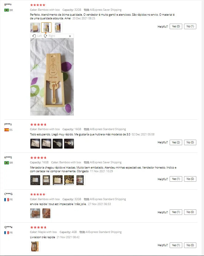 JASTER USB 3.0 Flash Drives Wooden Guitar 128GB Free Custom Logo Pen Drive 64GB with Box Memory Stick Music Business Gift U disk