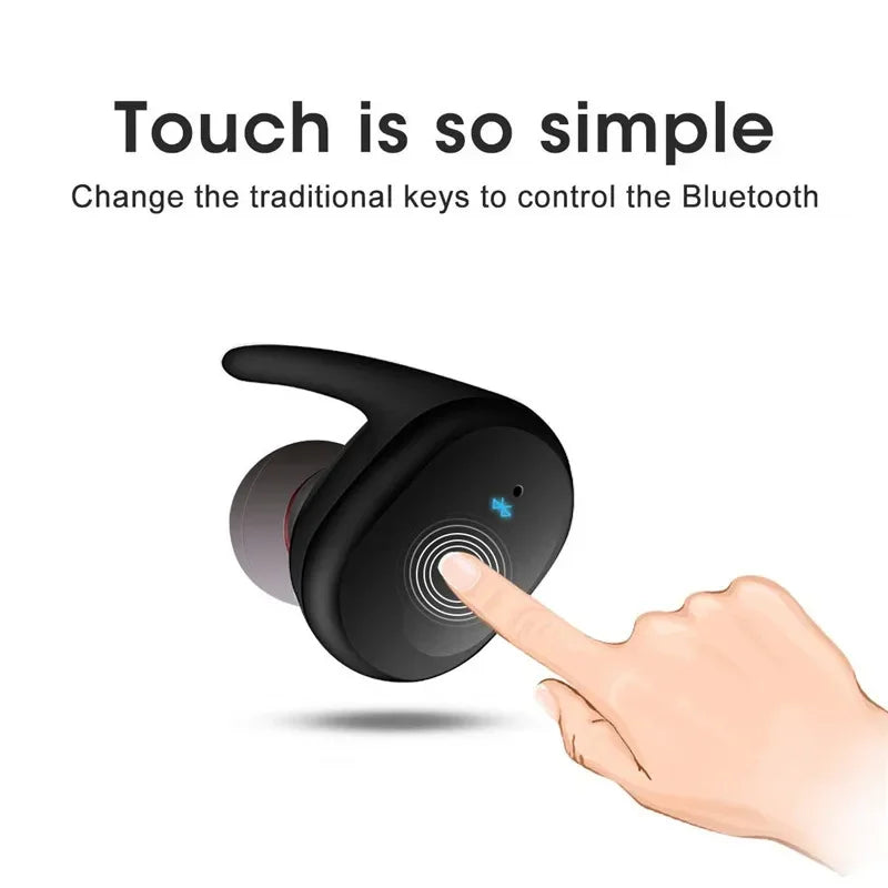 Y30 TWS Bluetooth 5.0 Wireless Stereo Earphones Earbuds In-ear Noise Reduction Waterproof Headphone For Smart Phone Android IOS
