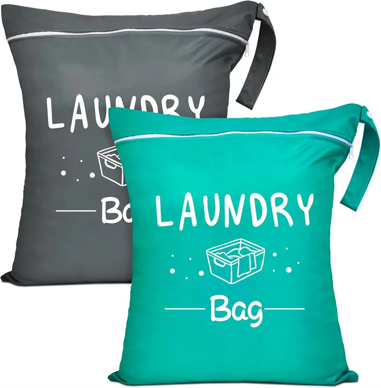 Large Travel Laundry Bag Waterproof Wet Dry Bags for Gym Clothes Swimming Yoga Machine Washable Dirty Clothes Organizer