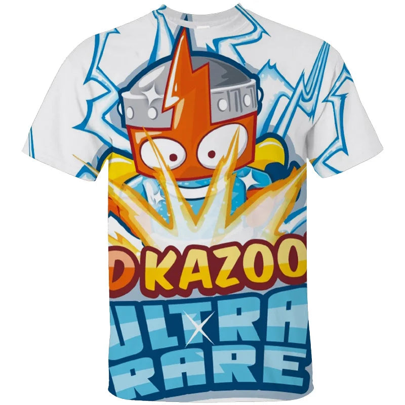 Women Men Super Zing 3D Print Clothing Super Sing Fashion Harajuku T Shirt Kid Anime Cartom Tshirts Casual O Neck Top Tshirt Y2k