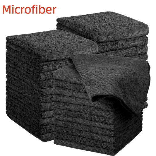 1-10pcs Thicken Microfiber Cleaning Cloths Lint Free Microfiber Cleaning Towel Cloths Reusable Cleaning Towels for Car Window