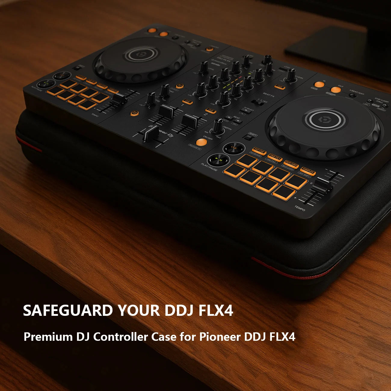 LTGEM Case for Pioneer DJ DDJ FLX4/DDJ 400/DDJ SB3/DDJ SB2 DJ Controller DDJ-RB Performance DJ Controller Case(only bag)