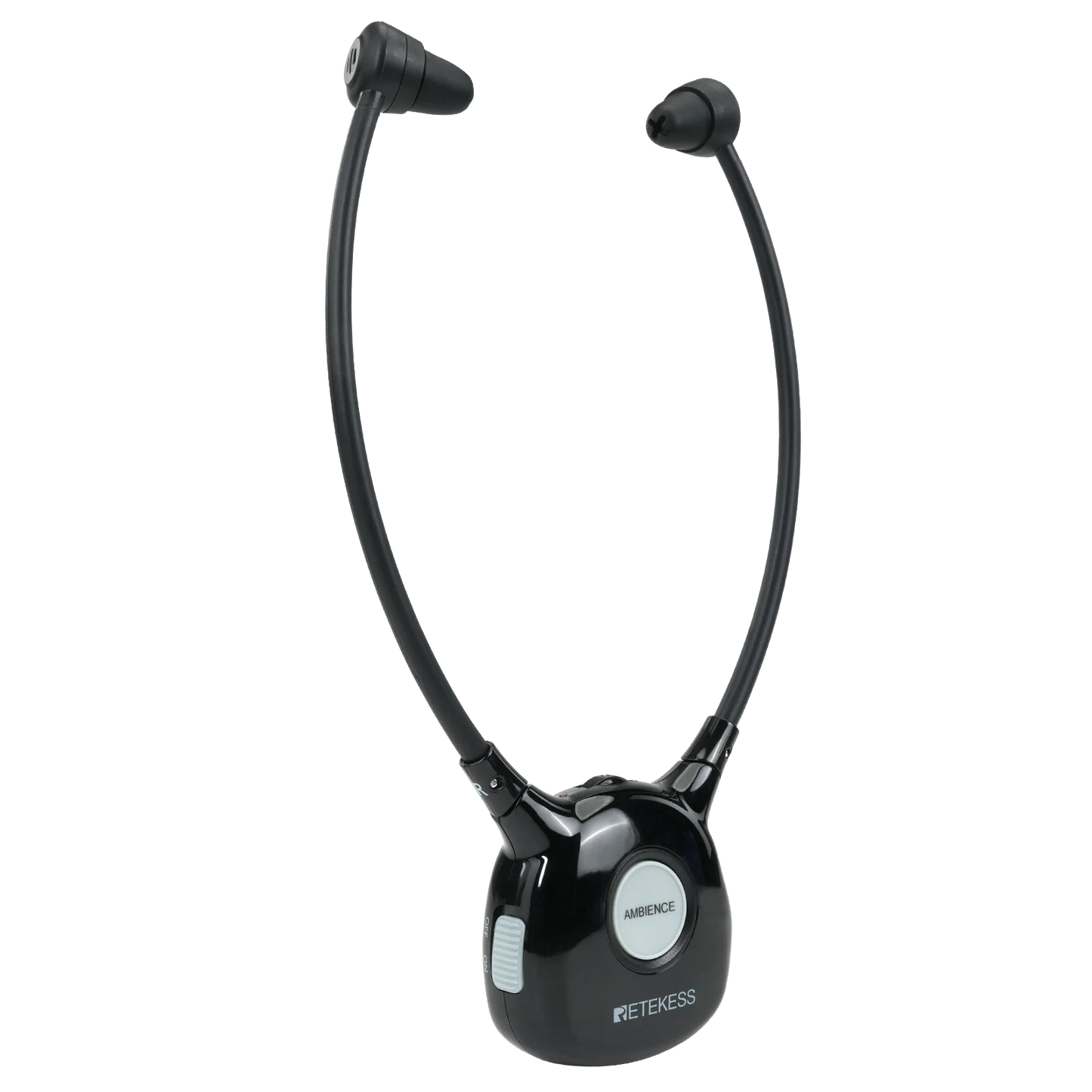 Retekess TA008 TV Hearing Aid Headphone Wireless TV Headset System 2.4GHz Wireless Headphone for Seniors 3 Tones Dual Batteries