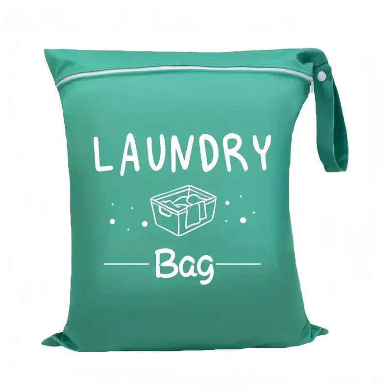 1pc Large Travel Laundry Bag Waterproof Washable Dirty Cloth Bag for Traveling Wet Dry Bag Bathing Suit Workout Bag